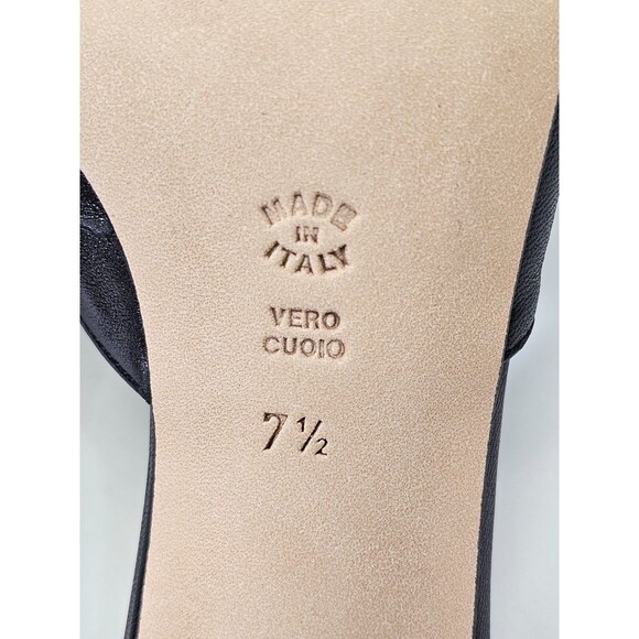 Butter Aversa Leather Kitten Heels Sandals Shoes Pumpkin 1525 Women's 7.5 NEW - Picture 9 of 11